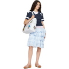Marc Jacobs Blue 'The Camp Patchwork Denim Large' Tote