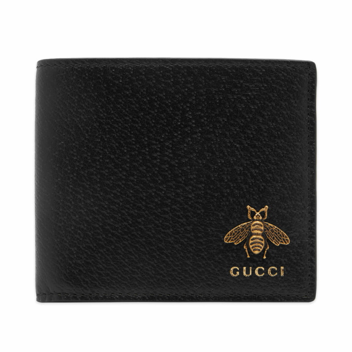 Photo: Gucci Men's Bee Logo Wallet in Black 