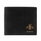 Gucci Men's Bee Logo Wallet in Black 