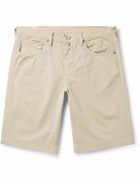 Incotex - Division Straight-Leg Cotton-Blend Shorts - Neutrals