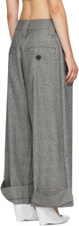 VAQUERA Gray Wool Baby Trousers