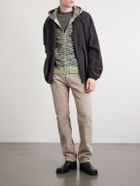 Visvim - Jumbo Printed Cotton Zip-Up Hoodie - Green