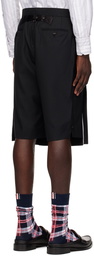 Thom Browne Black Backstrap Skort