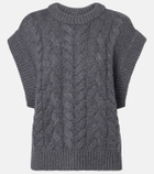 Lisa Yang Hayley cable-knit cashmere sweater vest
