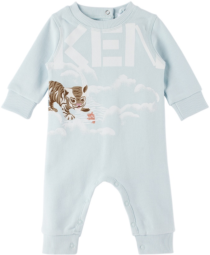 Photo: Kenzo Baby Blue Printed Bodysuit