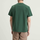 Palmes Men's Society T-Shirt in Dark Green