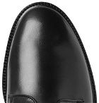Mr P. - Lucien Polished-Leather Derby Shoes - Men - Black