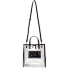Versus Transparent PVC Mini Hearts Tote