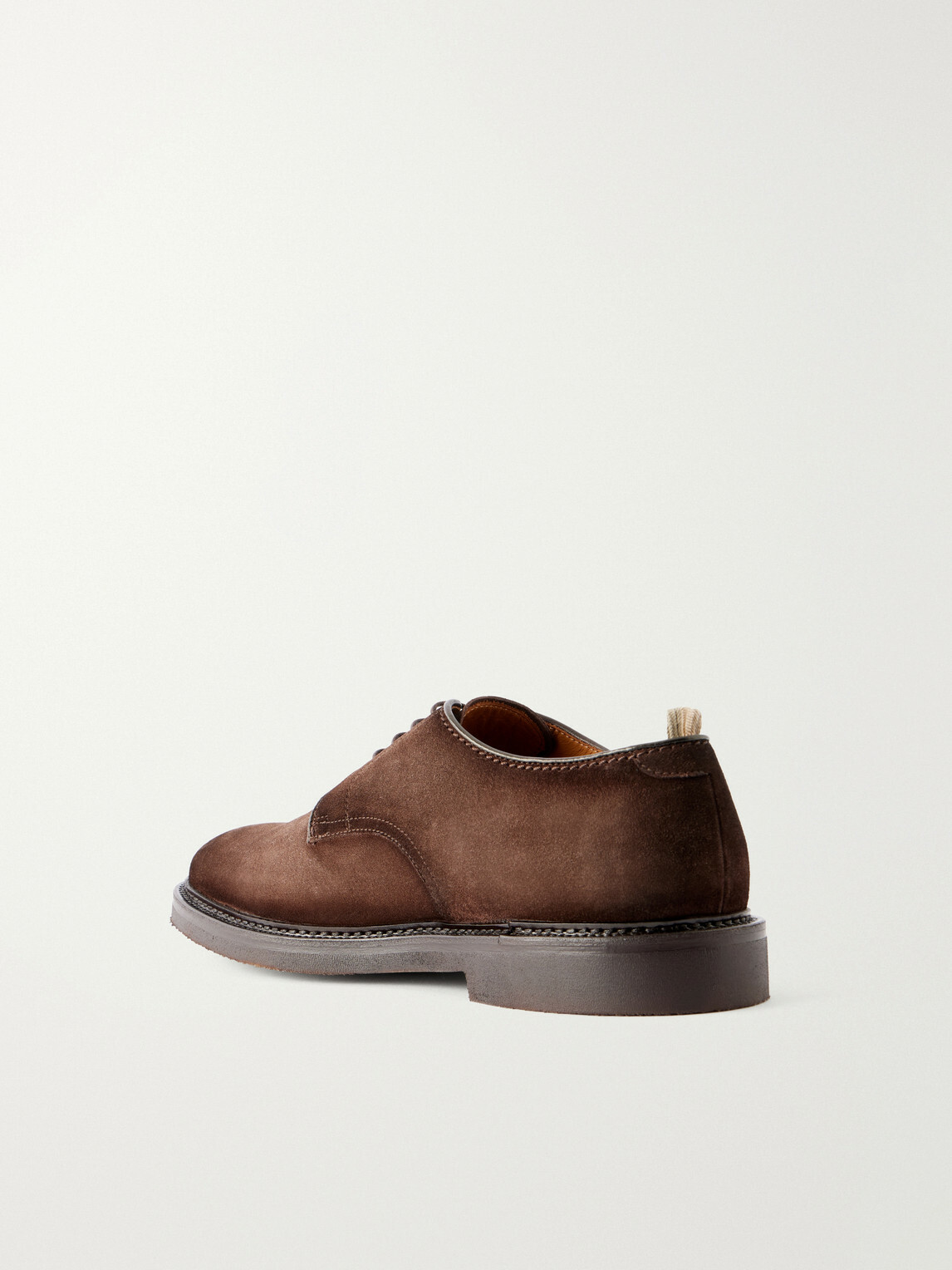 Officine Creative - Hopkins Flexi 208 Suede Derby Shoes - Brown