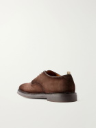 Officine Creative - Hopkins Flexi 208 Suede Derby Shoes - Brown