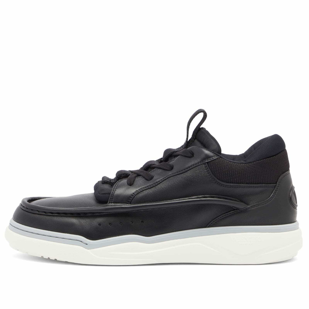 Valentino Men's Hybrid Sneaker in Black/Ice Grey Valentino