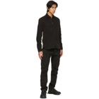 C.P. Company Black Gabardine Garment-Dyed Shirt