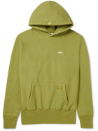 Abc. 123. - Logo-Detailed Cotton-Blend Jersey Hoodie - Green