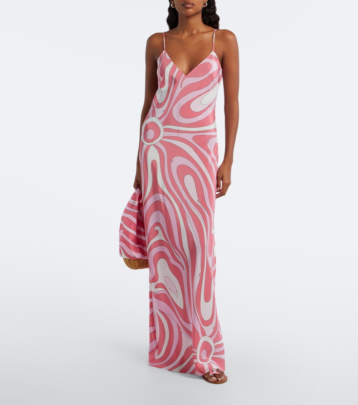 Pucci Marmo silk crêpe de chine maxi dress