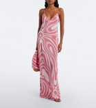 Pucci Marmo silk crêpe de chine maxi dress