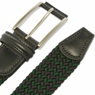 Anderson's Men's Woven Textile Belt in Navy/Green