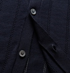 Incotex - Slim-Fit Knitted Cotton Shirt - Blue