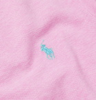 POLO RALPH LAUREN - Slim-Fit Logo-Embroidered Cotton-Piqué Polo Shirt - Pink