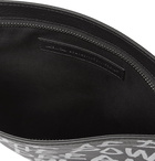 Balenciaga - Printed Full-Grain Leather Pouch - Men - Black