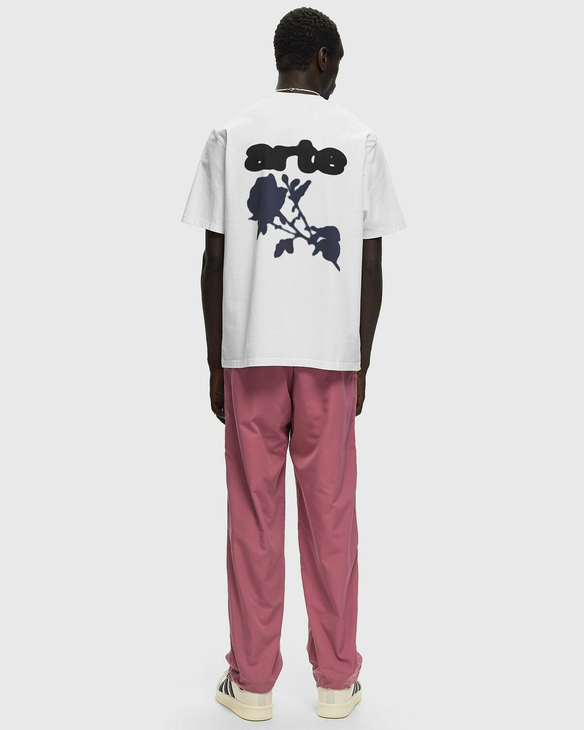 Arte Antwerp Blur Back Flower Tee White Shortsleeves
