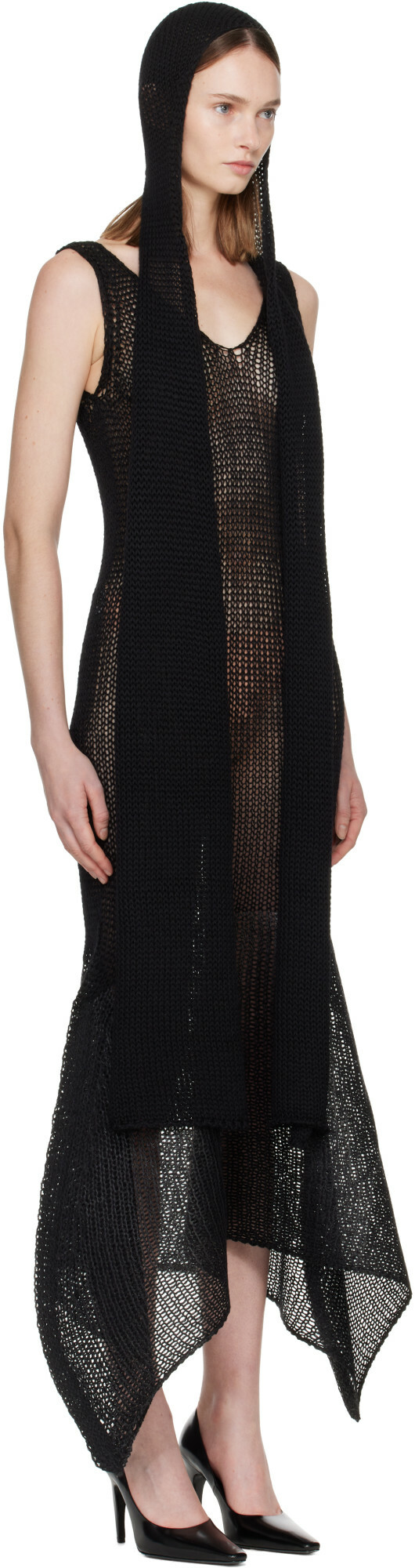 ISSEY MIYAKE Black Panini Balaclava