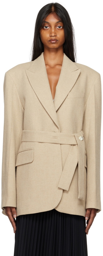 Photo: House of Dagmar Beige Carley Blazer