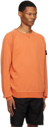 Stone Island Orange Patch Sweatshirt