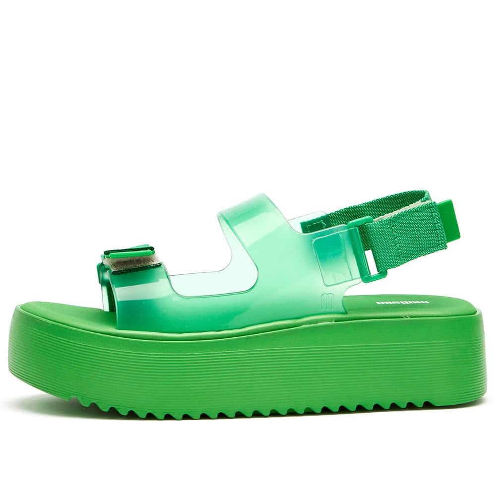 Melissa Women's Brave Papete Platform Sandal in Green Melissa