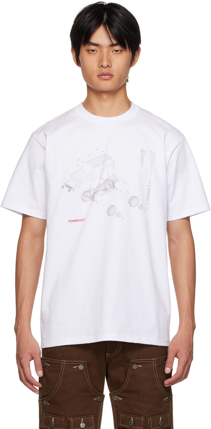 Tombogo White Exploded T-Shirt