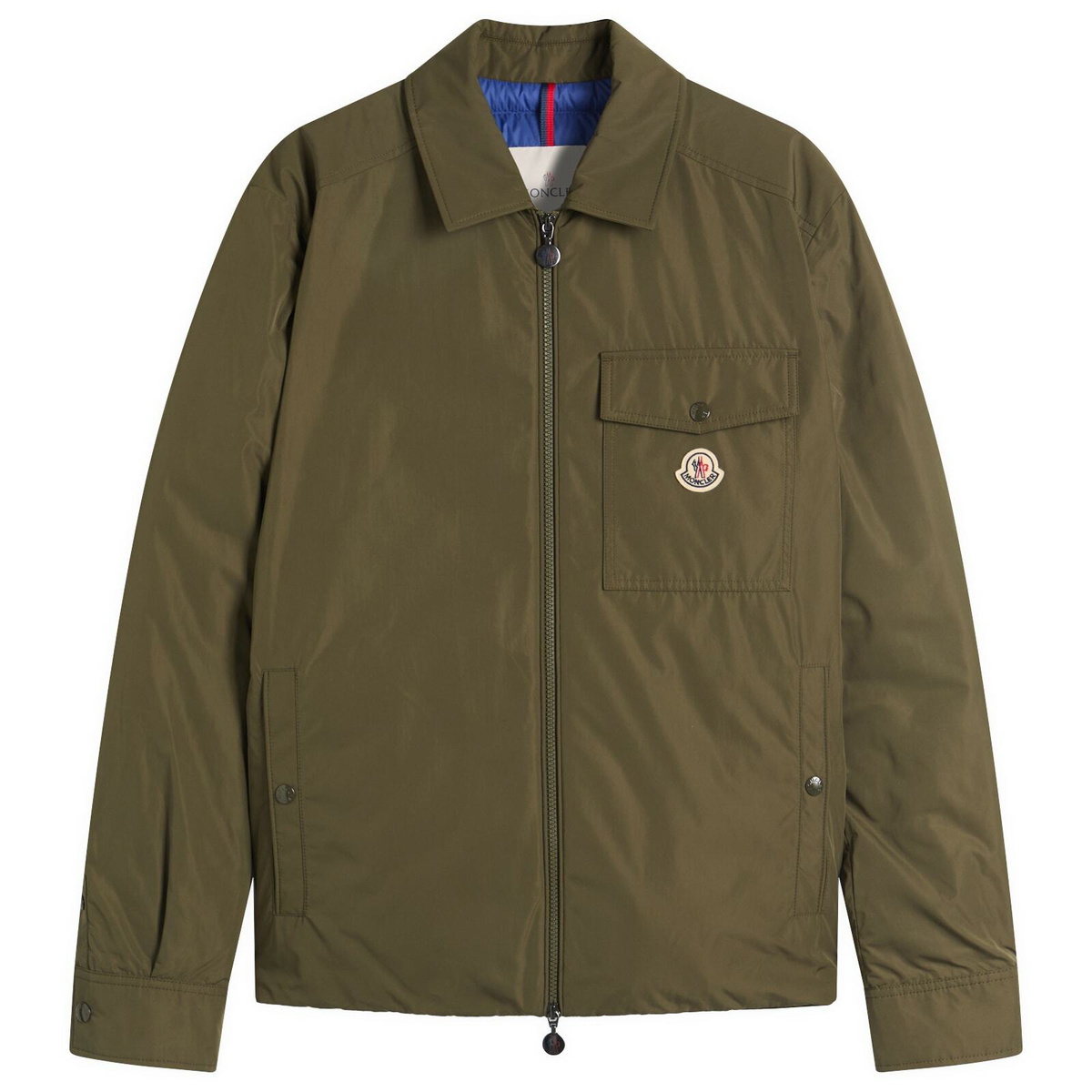 Moncler Men's Vigeon Shirt Jacket in Green