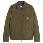Moncler Men's Vigeon Shirt Jacket in Green