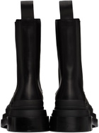 Bottega Veneta Black Tire Chelsea Boots