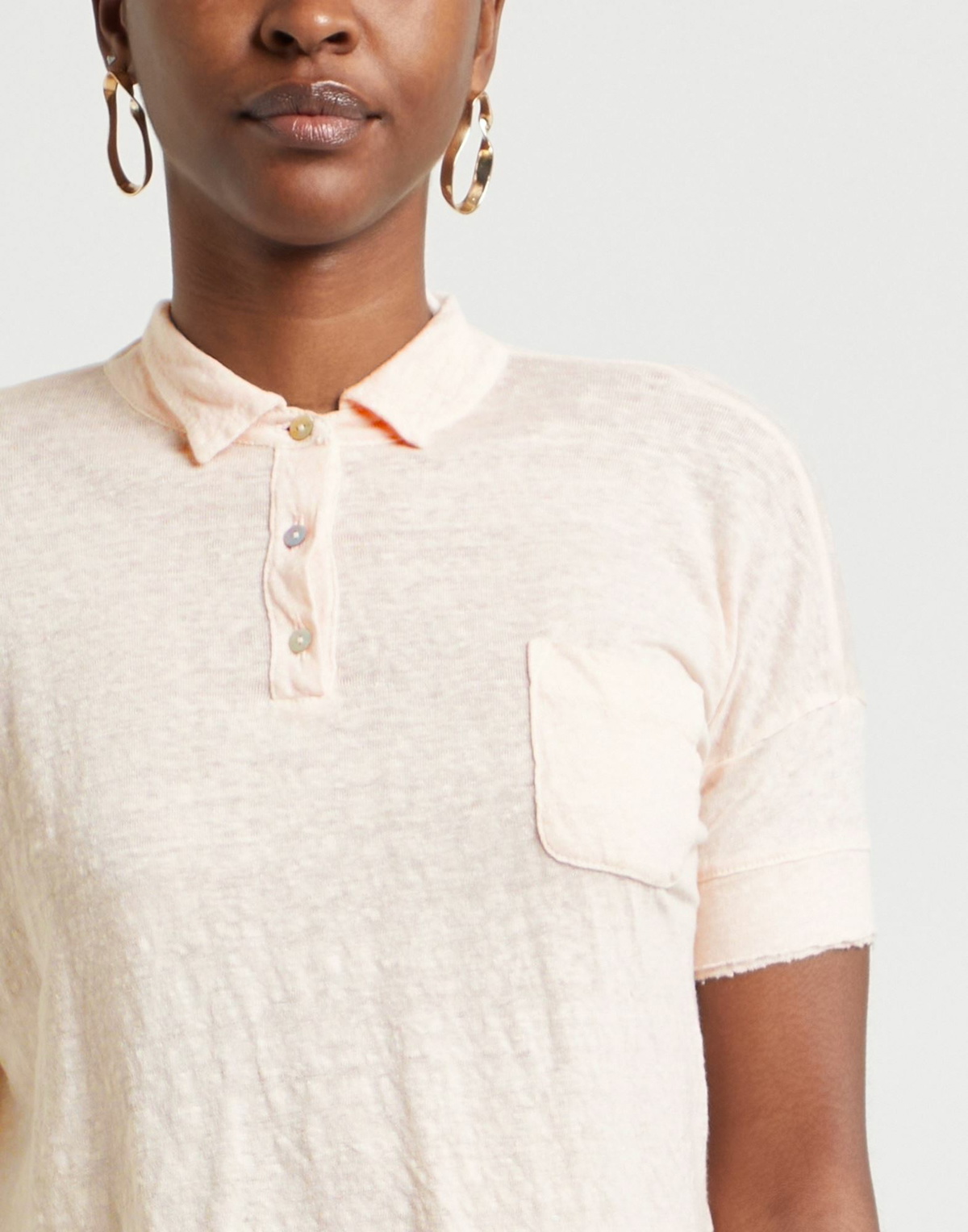 Crossley Womens Polo shirt Blush