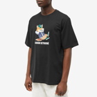 Maison Kitsuné Men's Dressed Fox Easy T-Shirt in Black