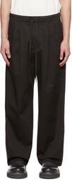 AMOMENTO Black Drawstring Trousers