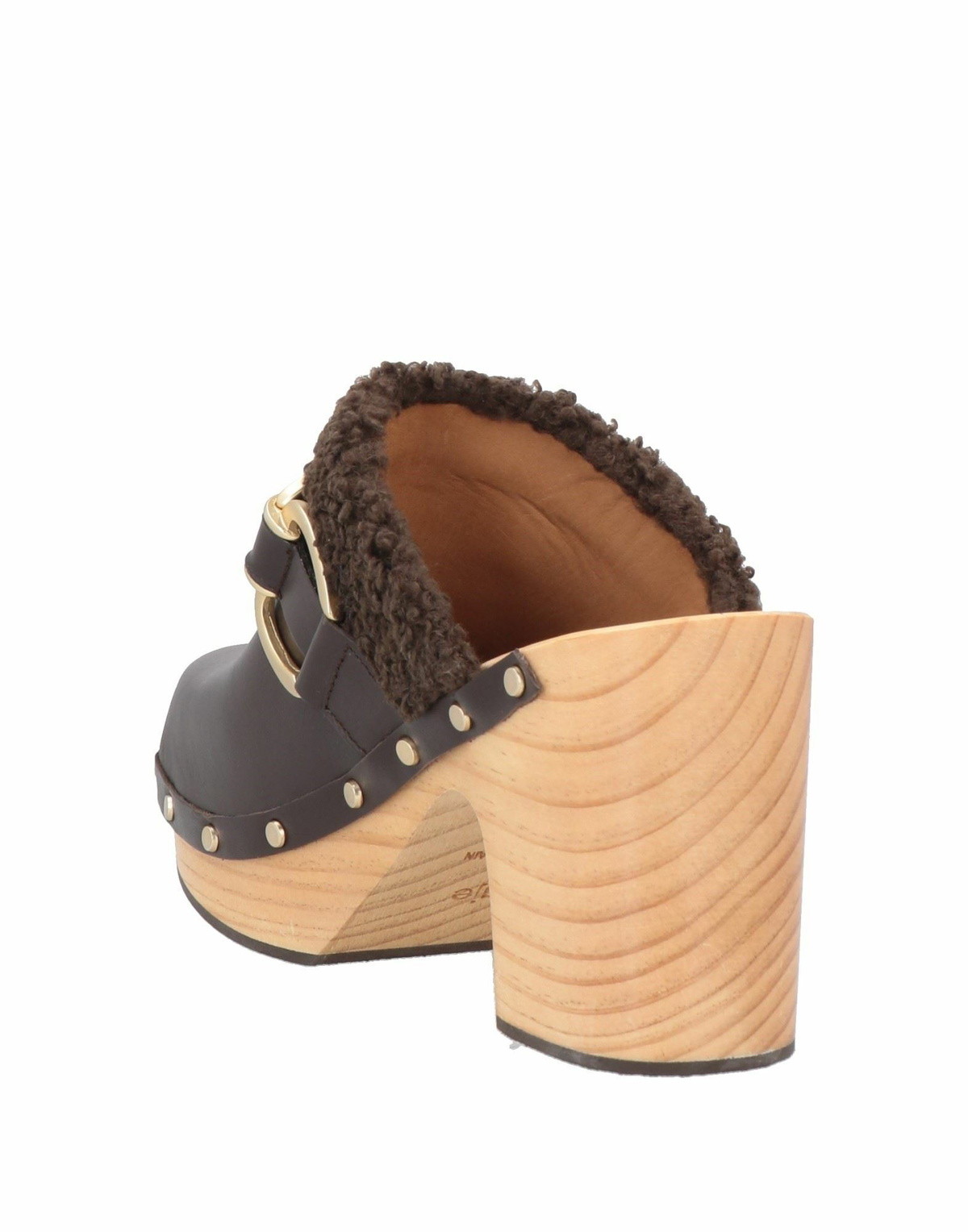 Maje Womens Mules & Clogs Chocolate in Brown
