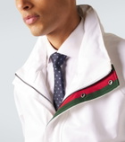 Gucci Double G silk jacquard tie