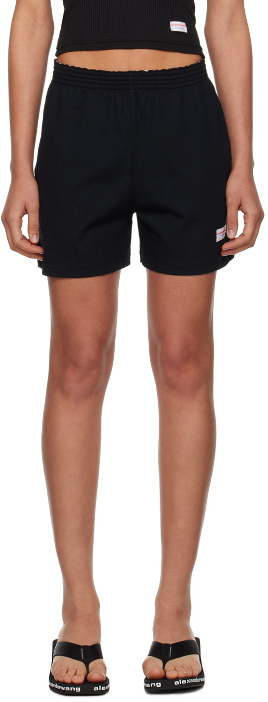 alexander wang shorts black