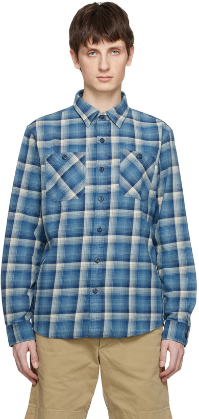 Photo: RRL Indigo Plaid Shirt