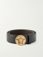 Versace - 3.5cm Leather Belt - Black