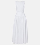 Loulou de Saison Ama cotton poplin maxi dress