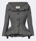 Magda Butrym Peplum virgin wool blazer