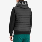 Moncler Men's Recycled Matte Poly Bourget Vest in Black