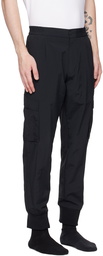 Hugo Black Slim-Fit Cargo Pants