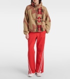The Upside Harlow printed fleece half-zip sweater