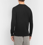 rag & bone - Waffle-Knit Cotton-Jersey T-Shirt - Black