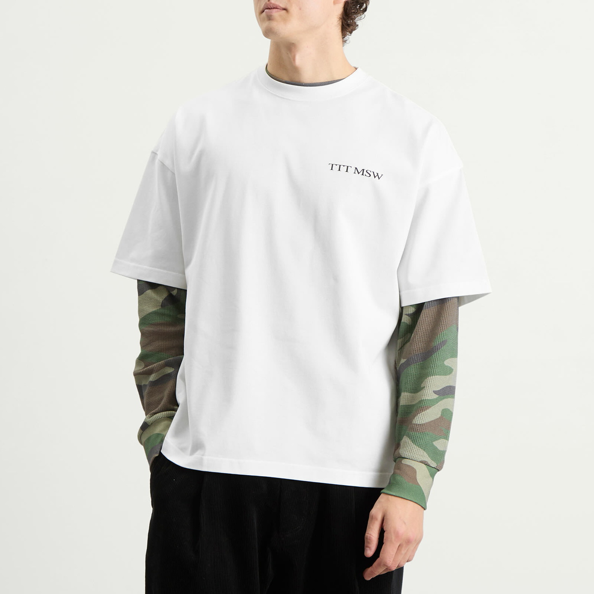 TTT MSW Men's Unicorn Logo T-Shirt in White