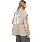 Fear of God ESSENTIALS Gray Cut Off 90's T-shirt