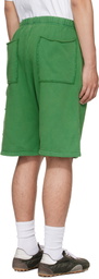 Les Tien Green Heavyweight Utility Shorts