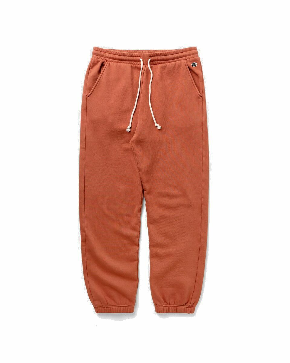 Photo: Champion Elastic Cuff Pants Orange - Mens - Sweatpants